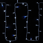 Гирлянда модульная "Дюраплей LED" 20м 200 LED белый каучук , мерцающий "Flashing" (каждый 5-й диод), Белая IP67 Neon-Night (1/1/1)