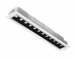Светодиодный светильник"ВАРТОН" DL-STELLAR встраиваемый поворотный 354x62x45mm 30W 4000K 34° белый DALI