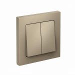 Выключатель 2кл с/у шампань в сборе AtlasDesign Systeme Electric (1/15)