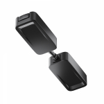 Коннектор питания прямой Radity встраиваемый черный