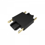 Шинопровод MTR16 CI-BL Коннектор черный I-обр. Jazzway