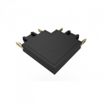 Шинопровод MTR16 CL-BL Коннектор черный L-обр. Jazzway