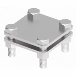 Соединитель для плоского проводника до 30 мм (нерж сталь V4A) SC-30-55-Inox4