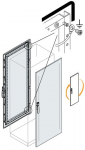 Защитная дверь 300x2000 сталь серый IP65 ABB IS2 Шкафы