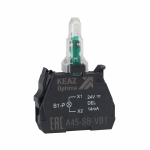Световой блок OptiSignal D22 A45-SB-VB6 синий 24 В AC/DC с защитой от наводок ZBVB6