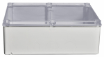Коробка открытой установки универсал. 310x240x110мм пластик серый с крышкой IP55 ABB LUCA пластиковые боксы