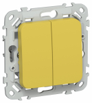 FLITE Выключ. 2-кл. прох. 10А ВС62-1-0-ФлЖК ж/к IEK