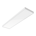 Светодиодный светильник "ВАРТОН" A350 2.0 офисный встраиваемый/накладной 30 Вт 6500К 1195*295*50мм IP40 с призматическим расеивателем белый