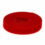 Хомут кабельный (стяжка) 5000ммx9мм лента-липучка пластик красный DKC