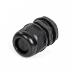 Резьбовой кабельный ввод с метрической резьбой шаг 1.5 3-5.3мм пластик черный IP68 Fortisflex