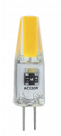 Лампа светодиод 3Вт 240Лм 3000K 220В PLED-G4 COB (силикон d10*38мм) Jazzway