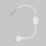 Коннектор питания с сетевой вилкой для гибкого неона AC220V 25x13 мм