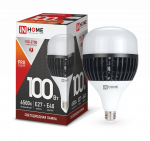 Лампа светодиод 100Вт дрл/дрв Е27/Е40 6500К 9000Лм HP-PRO IN HOME (1/30)