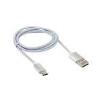 USB кабель USB 3.1 type C (male) - USB 2.0 (male) в тканевой оплетке 1м черный REXANT (1/10/250)