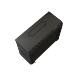 Hyperline TWS-2225-GP-RAL9004 Шкаф настенный 19-дюймовый (19"), 22U, 1086х600х250, со стеклянной дверью, несъемные боковые панели, цвет черный (RAL 90