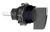 Селекторный переключатель 0-позиц. с рукояткой цвет черный 22мм с фиксацией, IP65 Schneider Electric _