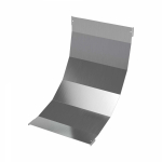 Крышка на угол лестничный вертикальный внутренний 90 градусов 100х200, толщ. 3 мм, R600, в комплекте с крепёжными элементами, необходимыми для монтажа