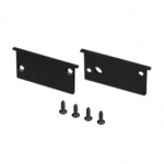 Комплект заглушек SL-BEVEL-W32-F BLACK (Arlight, Алюминий)