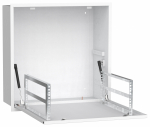 ITK LINEA R Шкаф встр. потол. 4U 600х600мм дв. мет. белый