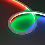 Лента герметичная MOONLIGHT-PRO-TOP-X360-16x16mm 24V RGB (12 W/m, IP67, 10m, wire x2) (Arlight, Вывод боковой, 5 лет)