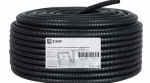 Труба гофрированная d20 ПВХ черная с зондом EKF-Plast (100)