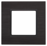 Рамка 1гн металл черный/антрацит 14-5201-05 Elegance ЭРА