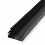 Лоток неперфорированный Стандарт 100х50х3000 (0,7 мм) RAL 9005 (24 м/уп) Промрукав