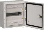 Щит распр. ЩРН-12мод 335х310х140 (1х12) настен с зам. металл IP54 TITAN 5 IEK (1)