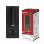 Светильник светодиодный настенный 15Вт 6500К с подсветкой 3000К USB type C черный NOTA P1565-30USB-BL IN HOME (1/40) Светильник светодиодный настенный 15Вт 6500К с подсветкой 3000К USB type C черный NOTA P1565-30USB-BL IN HOME (1/40)