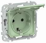 FLITE Роз. с з/к/ш кр. 16А IP44 РСшкр11-0-44-ФлФ фис. IEK