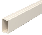 Мини-канал WDK с крышкой 15x30x2000 мм (высота борта 17 мм, крышка 30 мм) ПВХ кремовый RAL 9001