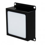 Светильник светодиодный ДВО PPL 089/G OPAL  9W 4000K BLACK IP40 "Грильято" 100*100мм "Домино" Jazzway
