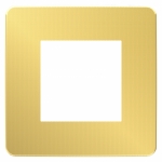 Рамка 1гн металл золото/антрацит Unica Studio Schneider Electric (10)