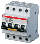 Автоматический выключатель (автомат) 4-полюсный (3P+N) 0.5А хар. C 25кА ABB S200/F200/DS200 (аксессуары)