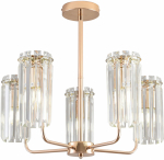 Люстра Rivoli Zoe 1064-305 5хЕ14 40 Вт хрусталь