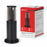 Светильник уличный напольный ТБУ SMOKY-SP300-1xA60-BL алюминиевый 300мм черный IP54 IN HOME