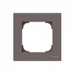 Рамка 1-пост. цвет коричневый матовый, пластик горизонт. и вертик., IP20 ABB