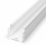 Лоток неперфорированный Стандарт 100х80х3000 (0,7 мм) RAL 9003 (6 м/уп) Промрукав