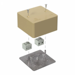 Коробка огнестойкая для кабель-канала 40-0460-FR6.0-4 Е15-Е120 RAL1001 85х85х45 (44 шт/кор) Промрукав