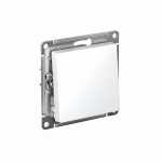 Выключатель 1кл кнопочный с/у белый механизм быстрозажим AtlasDesign Systeme Electric (1/5)