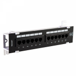 Патч-Панель 10" 12 гнёзд RJ-45  Cаt.5e 110 IDC ( монтаж на стенку)  REXANT  (1/1/20)