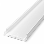 Лоток неперфорированный Стандарт 200х50х3000 (0,8 мм) RAL 9003 (12 м/уп) Промрукав