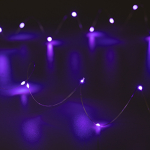 Светодиодная гирлянда ARD-DEW-HOME-2000-CLEAR-20LED-STD Purple (3V, Battery Pack) (Ardecoled, IP20)