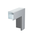 Угол плоский с крышкой кабельного канала LKM 60x60 мм, сталь оцинкованная