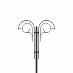 Кронштейн OXOR-SB2-2 BLACK  (Arlight, Сталь)