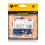 Наконечник кабельный штыревой круглый изолированный НШКИ 2.5–12 (30 шт) (КВТ)