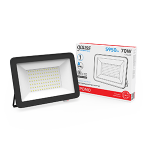 Прожектор светодиод 70Вт 6500К 4800Лм черный IP65 СДО PROMO Gauss Elementary (1/10)