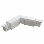 Коннектор поворотный шарнирный Trinity белый