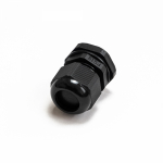 Резьбовой кабельный ввод PG 19 шаг 1.5 12-16мм пластик черный IP68 ПРОМРУКАВ