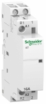 Модульный контактор для распределительного щита 16А 250В напряжение управления 220В 1НО 1НЗ 2100Вт 850ВА Schneider Electric Acti9/Multi9